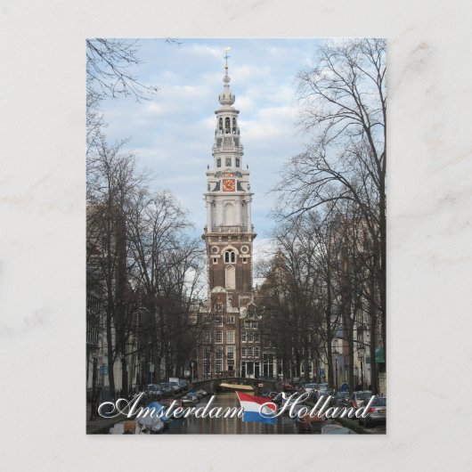 Amsterdam Zuiderkerk Holland Briefkaart (Voorkant)
