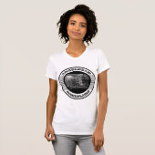 AMSTERDAM ZWARTE EN WITTE T-SHIRT (Voorkant volledig)