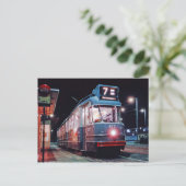 amsterdamestram briefkaart (Staand voorkant)