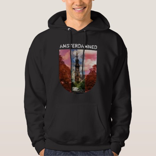 AMSTERDAMNED Westertoren 2 hoodie (Voorkant)
