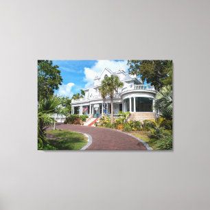 Amsterdam's Curry Mansion Canvas Afdruk