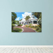 Amsterdam's Curry Mansion Canvas Afdruk (Insitu (Houten vloer))