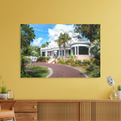 Amsterdam's Curry Mansion Canvas Afdruk (Insitu (Woonkamer))