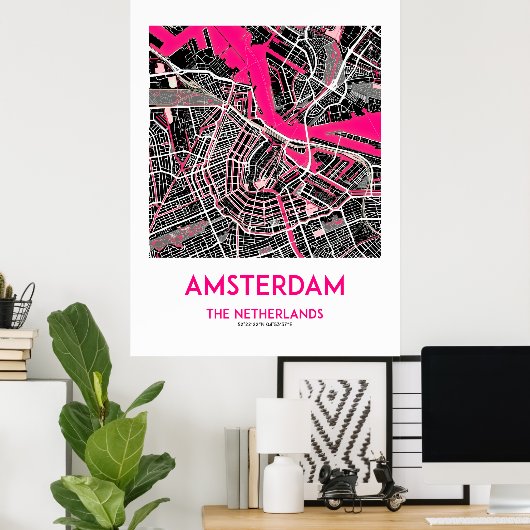 AMSTERDAMS GEHEUGEN POSTER (Thuiskantoor)