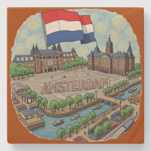 Amsterdams Onderzetter (Voorkant)