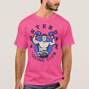 Amsterdamse boksclub noodlijdend bokser t-shirt