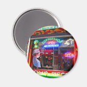 Amsterdamse coffeeshop magneet (Voorkant / Achterkant)