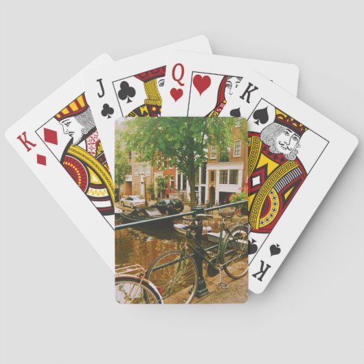Amsterdamse grachten pokerkaarten (Achterkant)