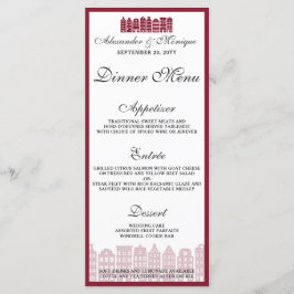 Amsterdamse grachtenpanden Hollands huwelijksdiner Menu