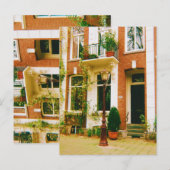 Amsterdamse herenhuizen briefkaart (Voorkant / Achterkant)