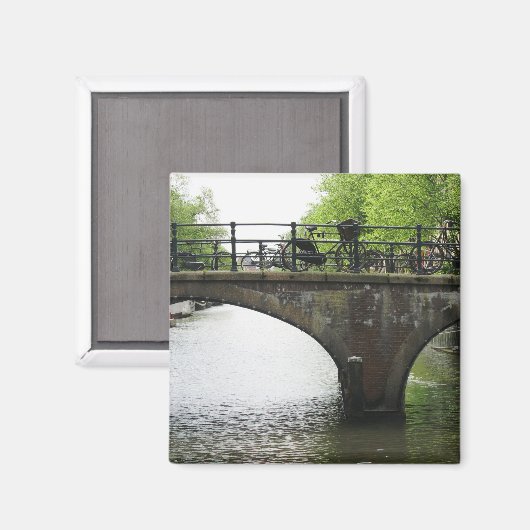 Amsterdamse koelkastmagneet magneet (Voorkant / Achterkant)