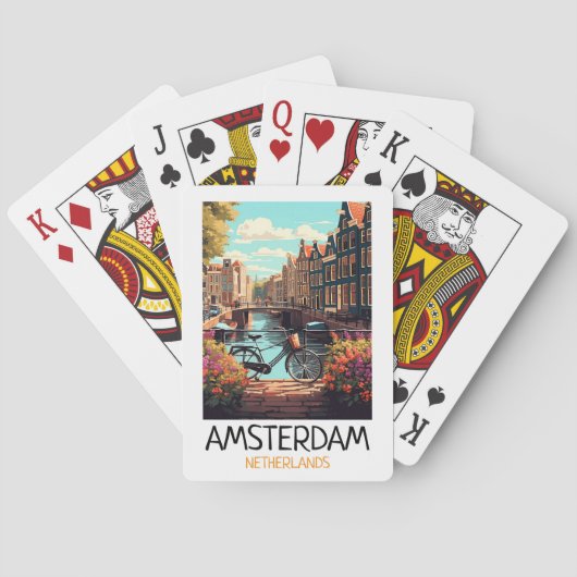  Amsterdamse Nederlandsche schilderkunst Pokerkaarten (Achterkant)