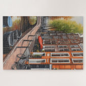 Amsterdamse olieverfschilderkunst legpuzzel (Horizontaal)