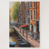 Amsterdamse olieverfschilderkunst legpuzzel (Verticaal)