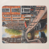 Amsterdamse olieverfschilderkunst sherpa deken (Voorkant (horizontaal))