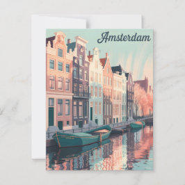 Amsterdamse vintage briefkaart