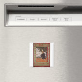 Amsterdamse Vintage Fiets Poster Kunst Magneet (Insitu (Vaatwasser))