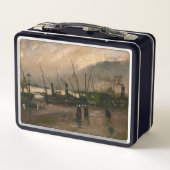 Amsterdamse Vissers's Harbour Storm van Vincent Go (Achterkant)