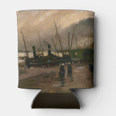 Amsterdamse Vissers's Harbour Storm van Vincent Go Blikjeskoeler (Achterkant)