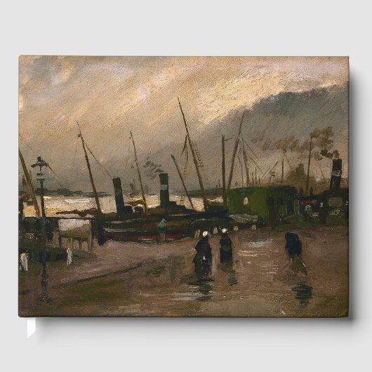 Amsterdamse Vissers's Harbour Storm van Vincent Go Gastenboek (Voorkant)