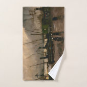 Amsterdamse Vissers's Harbour Storm van Vincent Go Handdoek (Handdoek)
