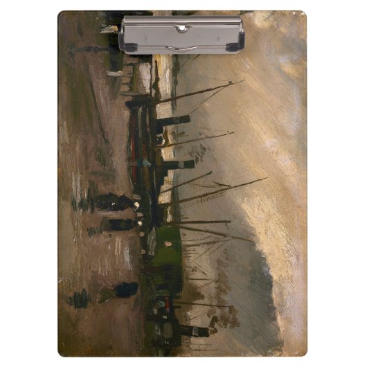 Amsterdamse Vissers's Harbour Storm van Vincent Go Klembord (Voorkant)