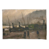 Amsterdamse Vissers's Harbour Storm van Vincent Go Kussensloop (Voorkant-Links)