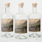 Amsterdamse Vissers's Harbour Storm van Vincent Go Likeurfles Etiket (Flessen)