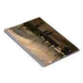 Amsterdamse Vissers's Harbour Storm van Vincent Go Notitieboek (Rechterzijde)