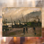 Amsterdamse Vissers's Harbour Storm van Vincent Go Raamsticker (Vel 2)