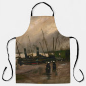 Amsterdamse Vissers's Harbour Storm van Vincent Go Schort (Voorkant)