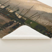 Amsterdamse Vissers's Harbour Storm van Vincent Go Sherpa Deken (3/4)