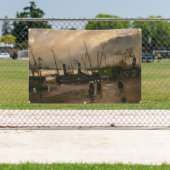 Amsterdamse Vissers's Harbour Storm van Vincent Go Spandoek (Insitu)