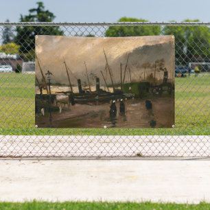 Amsterdamse Vissers's Harbour Storm van Vincent Go Spandoek