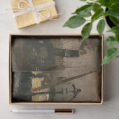 Amsterdamse Vissers's Harbour Storm van Vincent Go Tissuepapier (Geschenk)