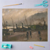 Amsterdamse Vissers's Harbour Storm van Vincent Go Tissuepapier (Craft)