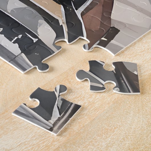 Amsterdamse waterverf schilderij legpuzzel (Zijkant)