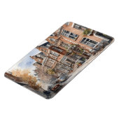 Amsterdamse waterverf schilderij magneet (Linkerzijde)