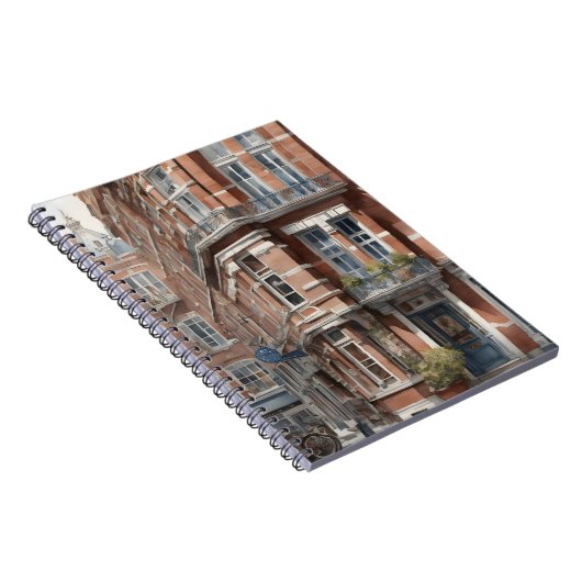 Amsterdamse waterverf schilderij notitieboek (Rechterzijde)