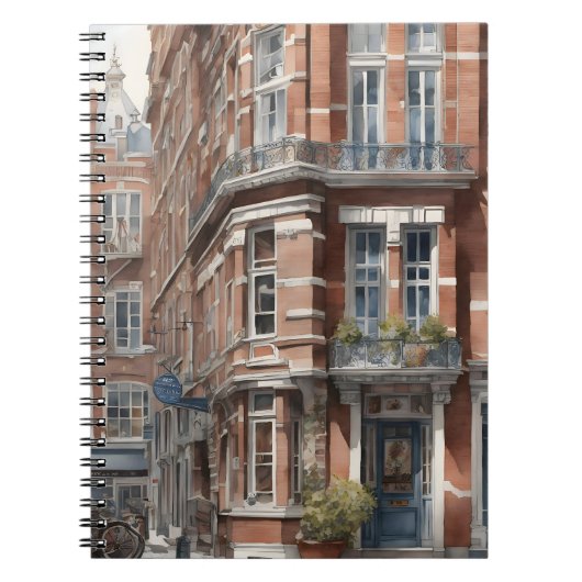 Amsterdamse waterverf schilderij notitieboek (Voorkant)