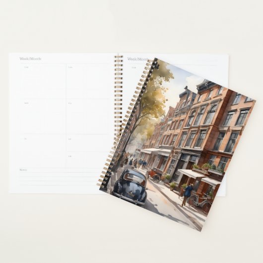Amsterdamse waterverf schilderij planner (Display)