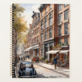 Amsterdamse waterverf schilderij planner (Voorkant)