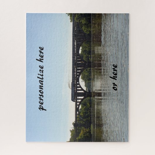 Amtrack Train Crossing Rappahannock River Legpuzzel (Verticaal)