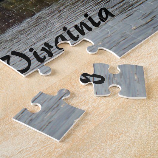 Amtrack Train Crossing Rappahannock River Legpuzzel (Zijkant)