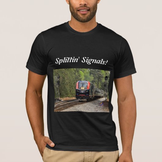 Amtrak Splittin' Signals T-shirt (Voorkant)