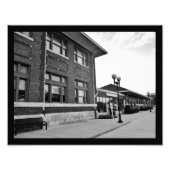 Amtrak Train Station Foto Afdruk (Voorkant)