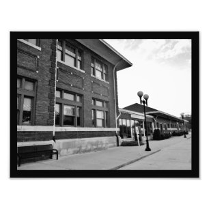 Amtrak Train Station Foto Afdruk
