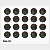 Amuck Amuck Amuck Leuke Heks Halloween Gift Ronde Sticker (Vel)