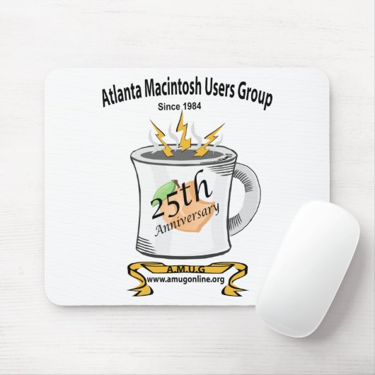 AMUG 25th Jubileum MousePad Muismat (Met muis)