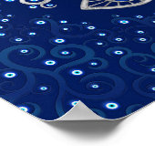 Amulet-boom voor boze ogen poster (Hoek)